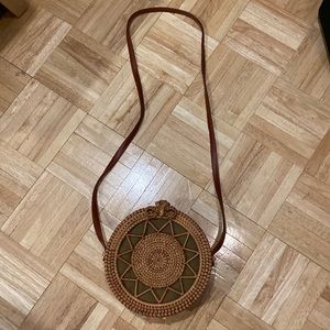 Straw Crossbody Bag